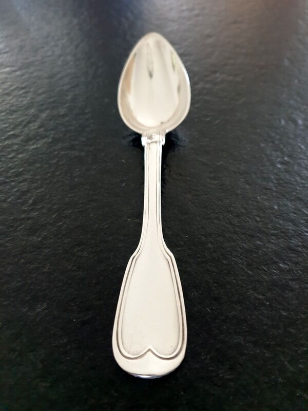 Solid silver table spoon - Old man hallmark 1st title (1819-1838) - Master Goldsmith : Fran