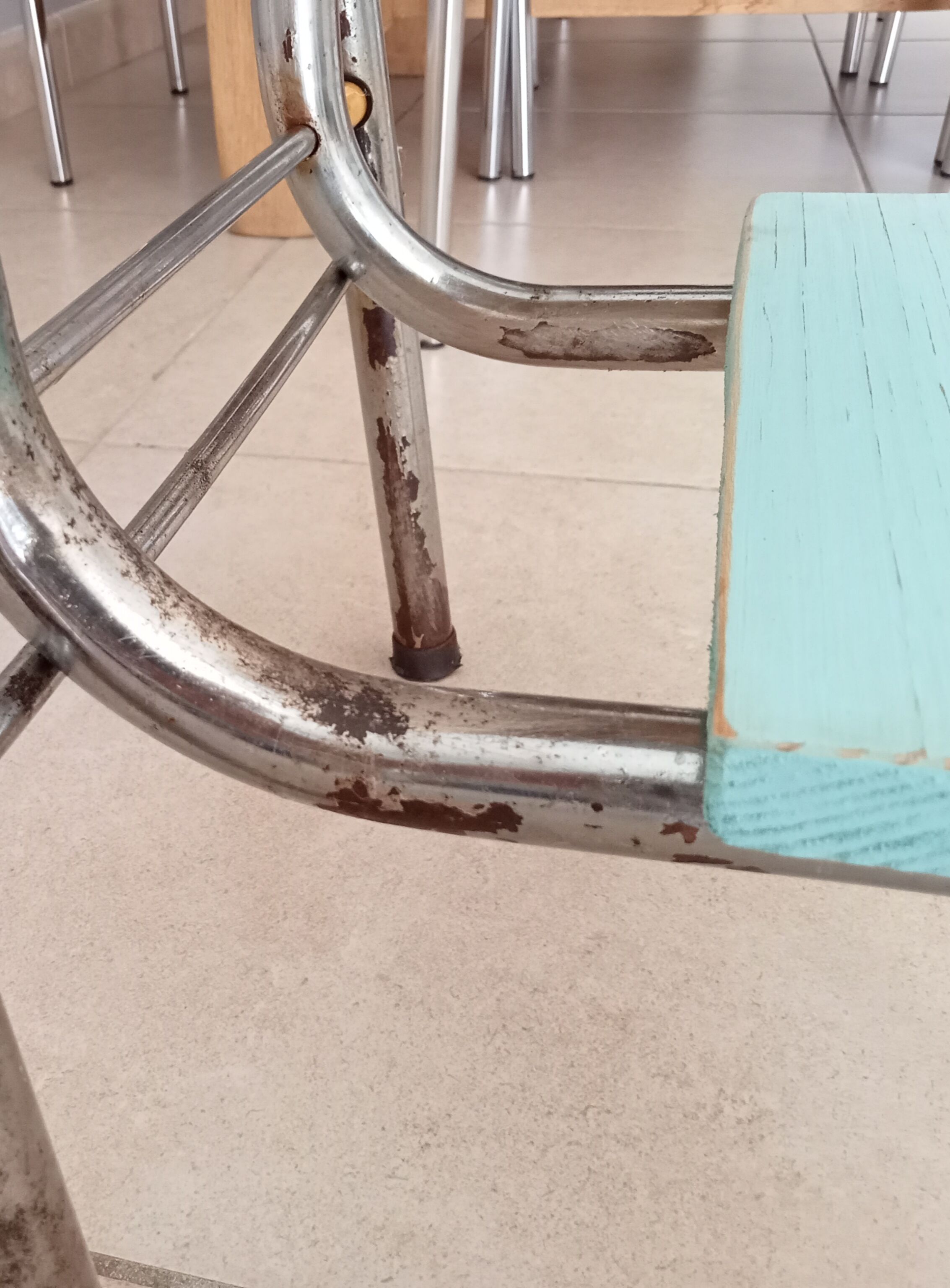 Vintage stepladder stool 70s/80s