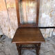 Chaise lorraine bois chene vintage