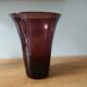 Vase en verre soufflé biot vintage