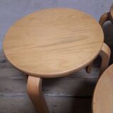 3 Stackable Scandinavian stools