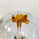 Vintage Italian design glass floor table lamp