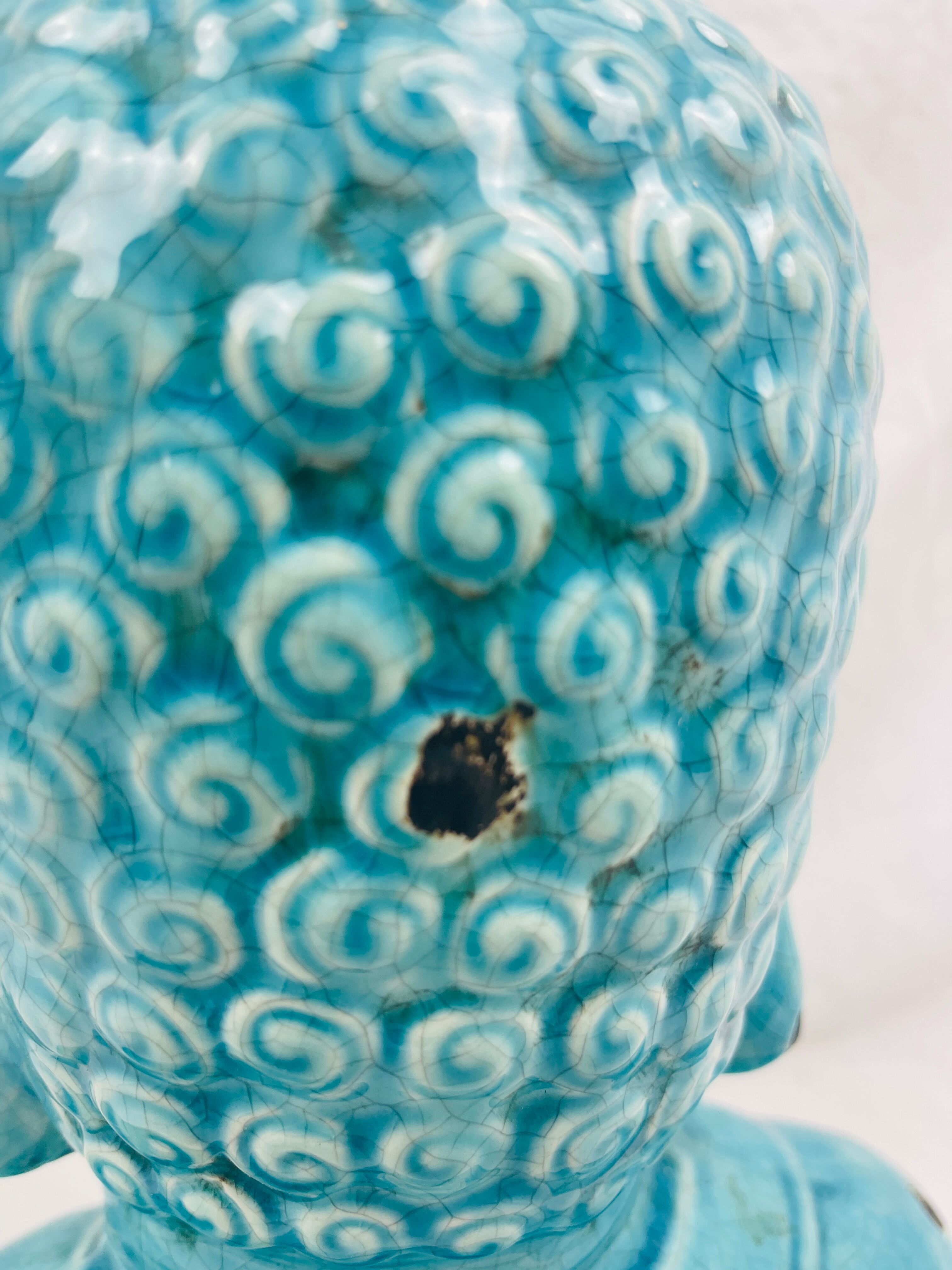 Porcelain buddha head