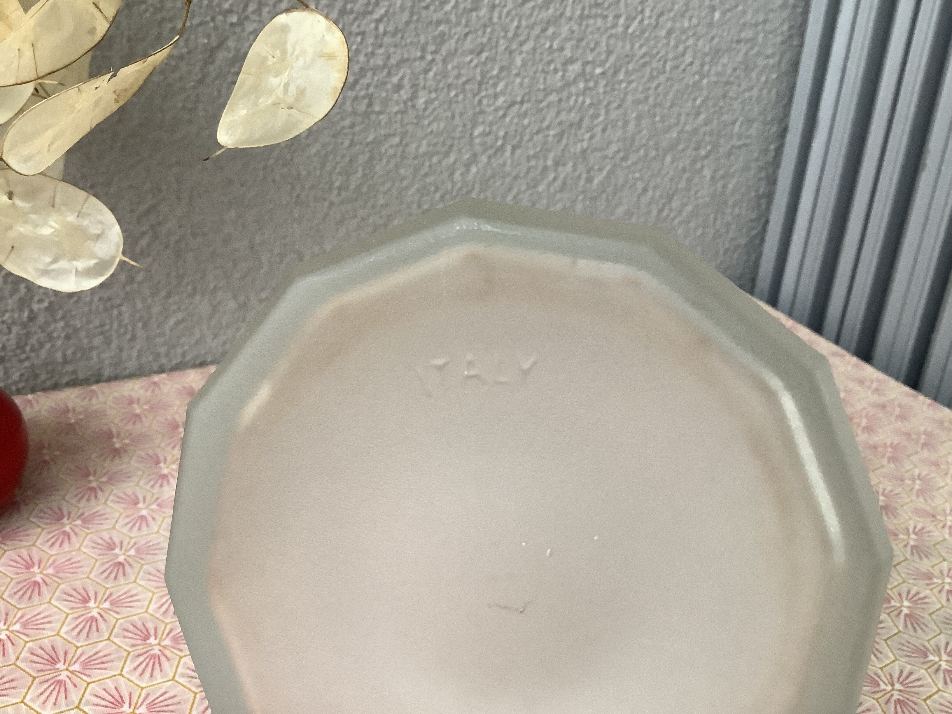 Bormioli Italy carafe with vintage facets