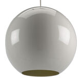 Giant white polyester ball pendant lamp