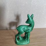 Faon ou Biche vert Art Déco