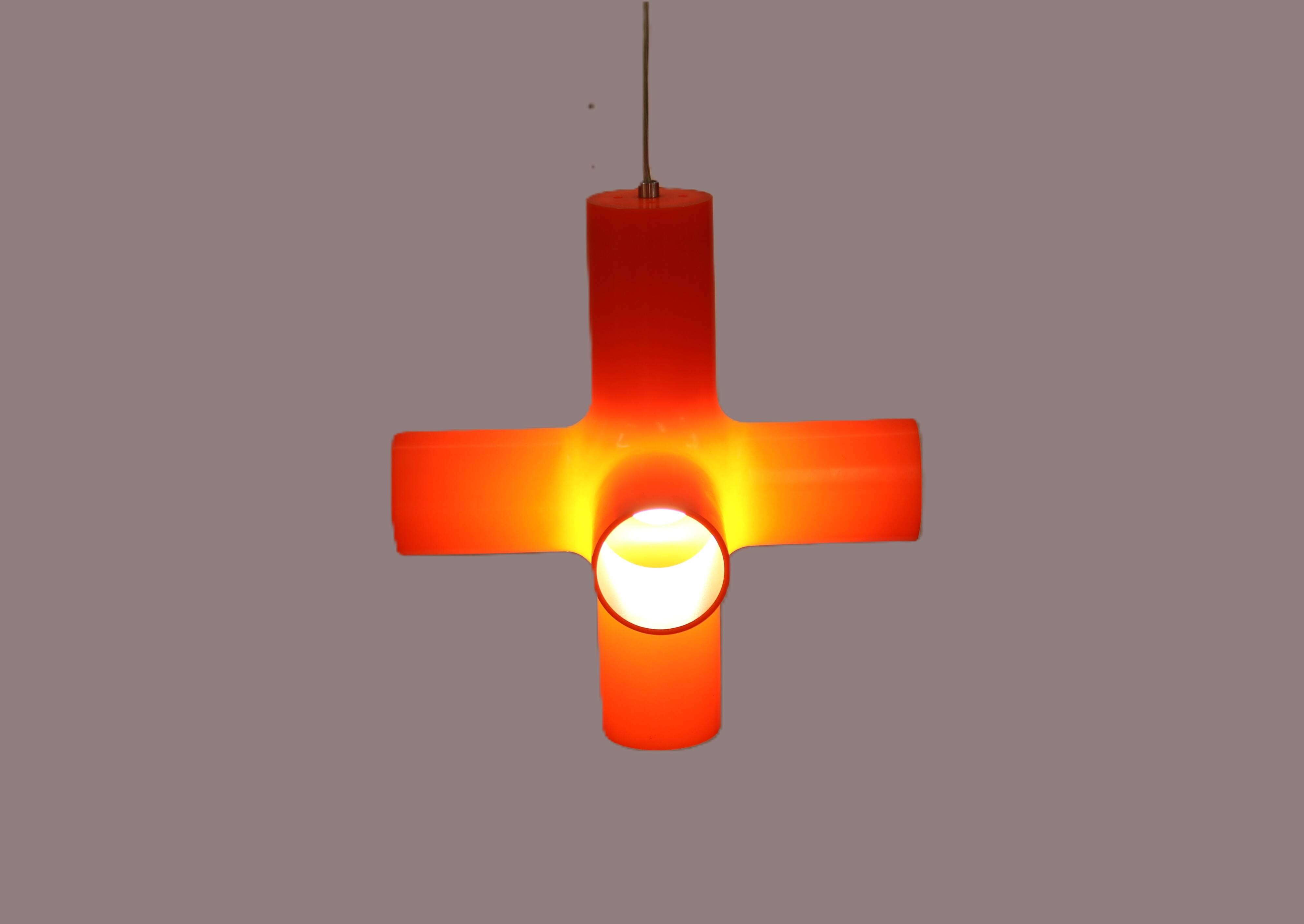 Suspension Jan Melis & Ben Oostrum pour Dark - Modèle « Crosslight » - Années 90, Pays-Bas