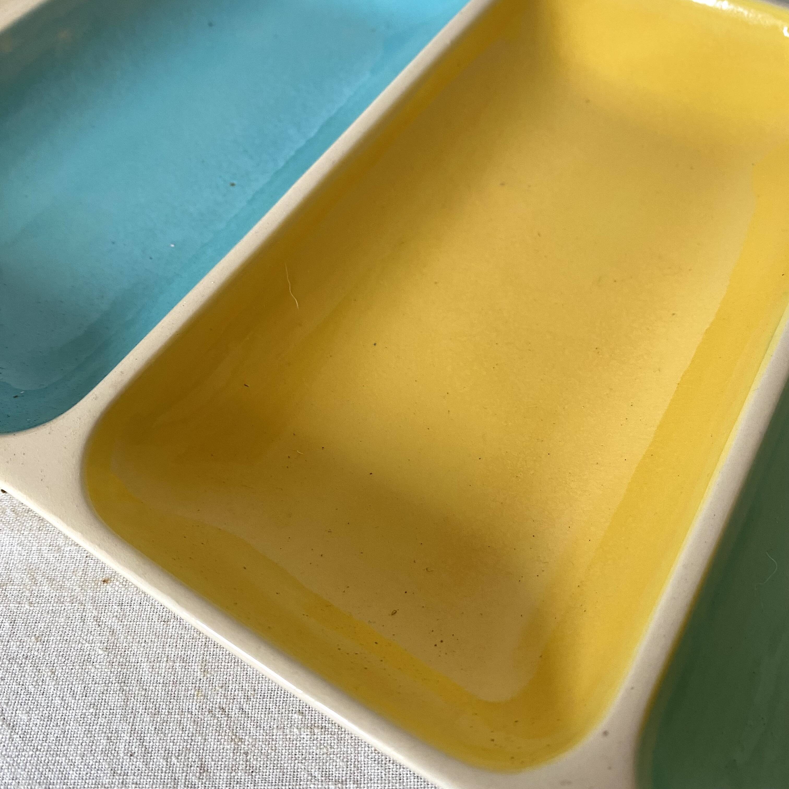 Serving dish for raw vegetables or aperitif, 50s-60s