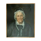 Oil on canvas 19th century portrait of a woman p.salle
