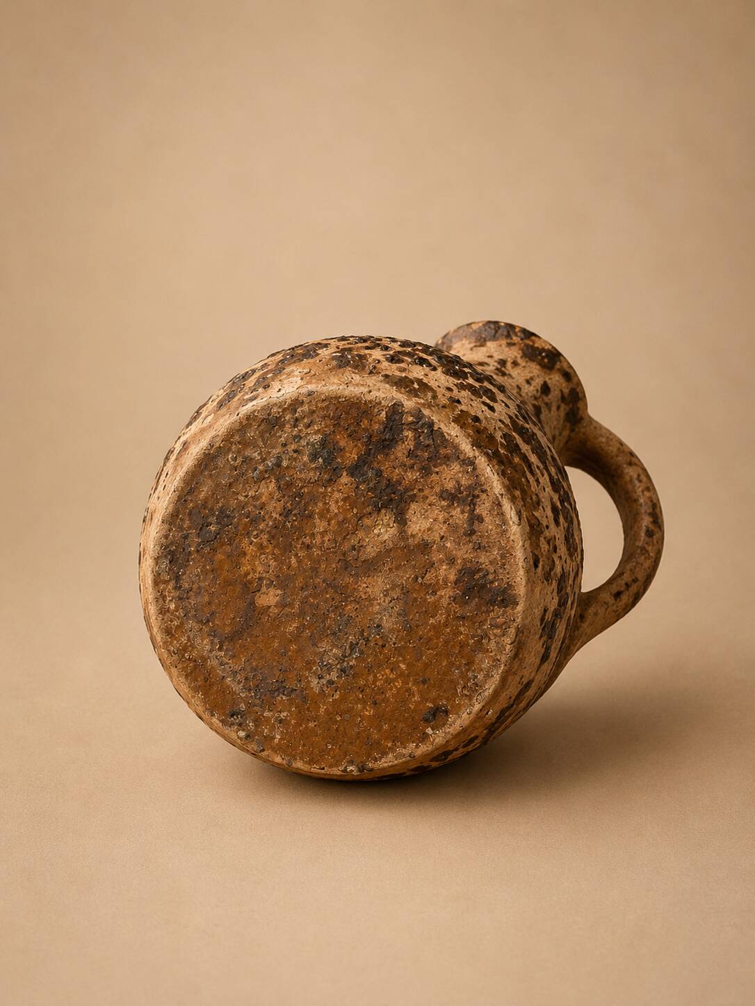 Ancient glazed terracotta jug