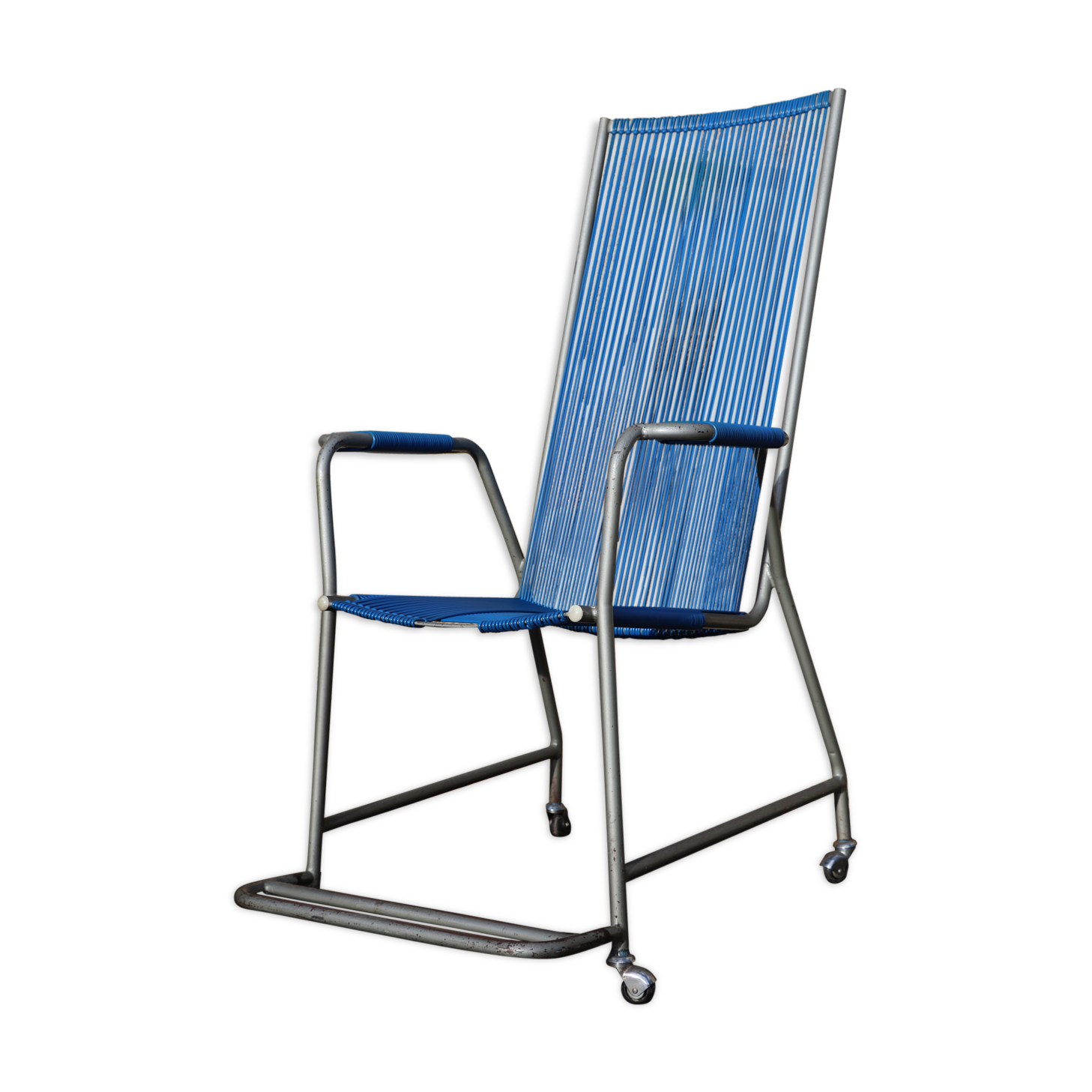 Armchair spaghetti scoubidou years 60-vintage
