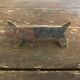 Set of 6 Vintage Stainless Steel Dog-Shaped Knife Rests Art Deco France