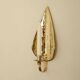 Single mid-century Swedish brass sconce