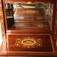 Bar cabinet in wood marquetry