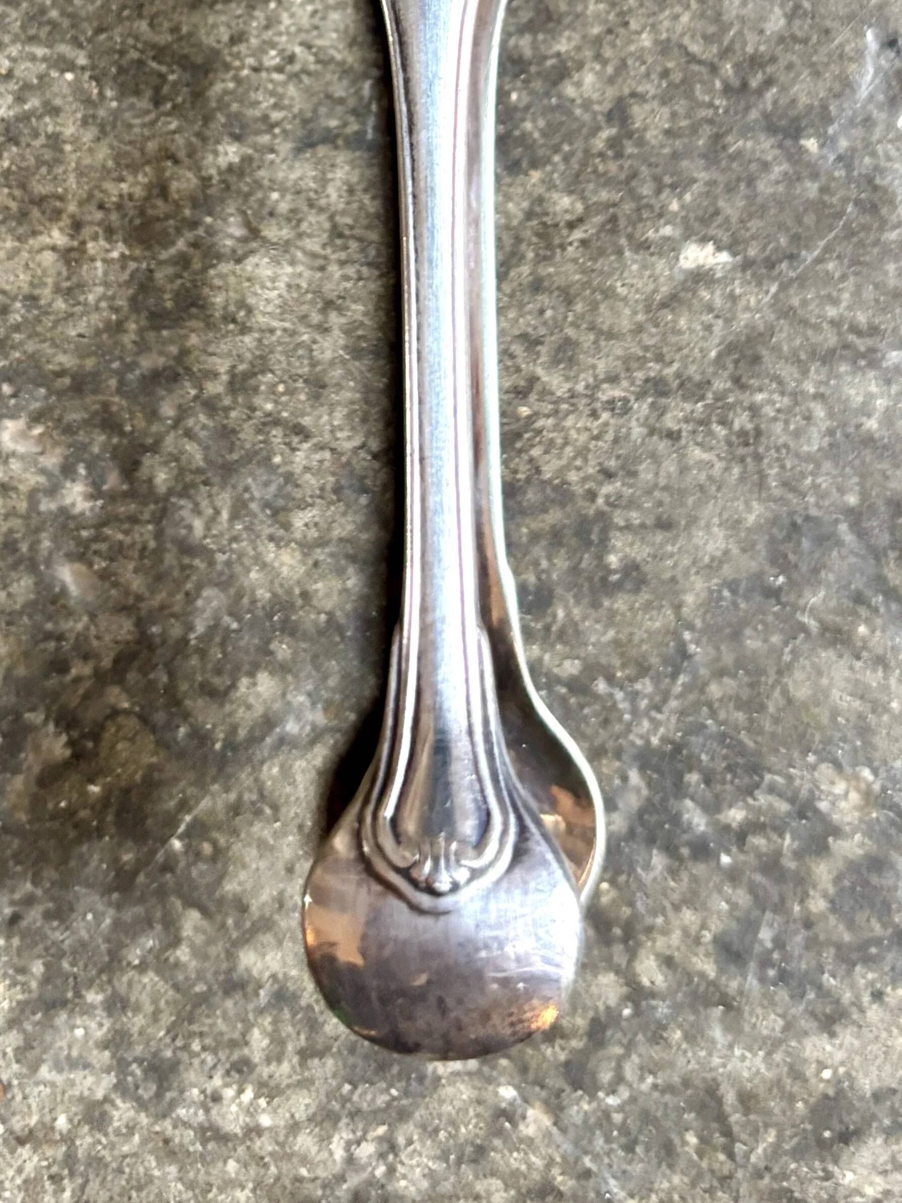 Christofle silver-plated sugar tongs with shell decoration