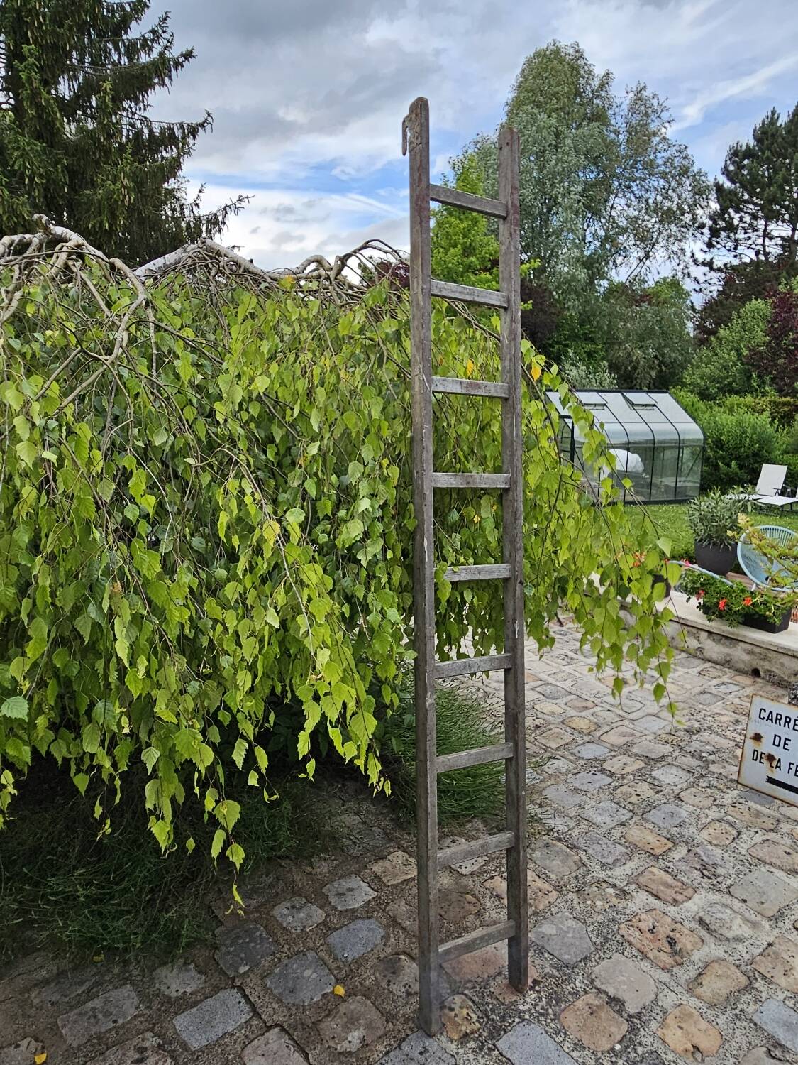 Wooden ladder