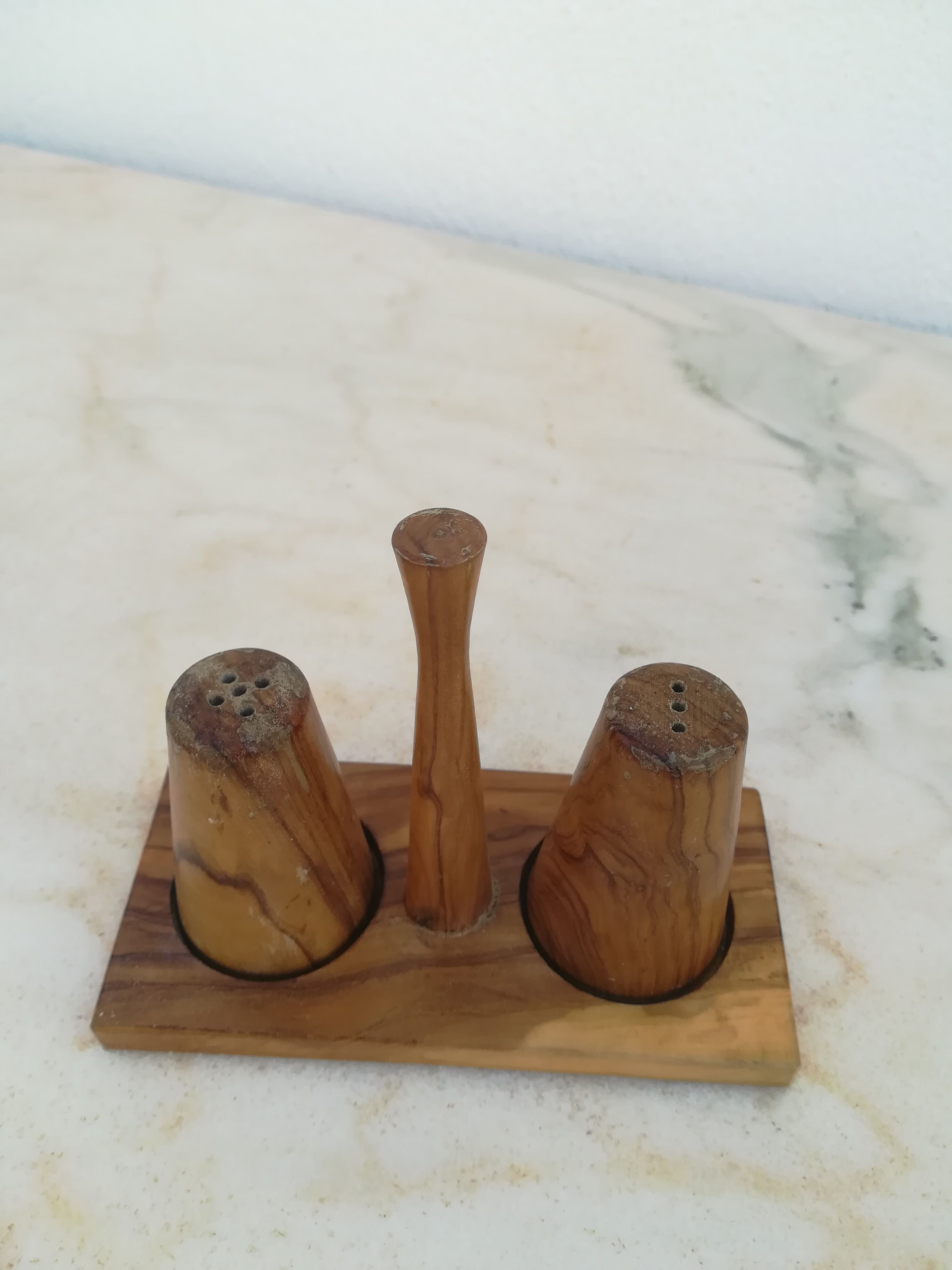 Olivewood salt and pepper shaker