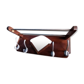 Vestiaire portemanteaux porte chapeaux 4 patères miroir style art déco