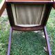 Chaises tissus chiné vintages