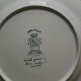 Set of 11 plates Lunéville