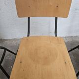 Lot of 6 bistro chairs from the 1980s