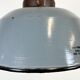 Industrial Grey Enamel and Cast Iron Pendant Light, 1960s