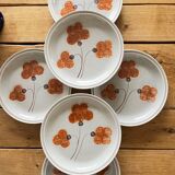 Assiettes plates vintage