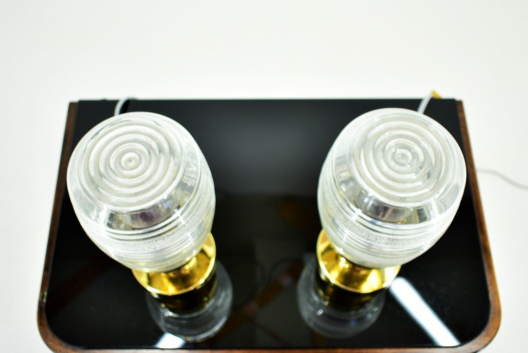 Pair of Mid-Century Table Lamps, Kamenicky Senov, 1960's