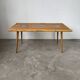 Rattan and ceramic coffee table, 60s