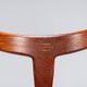 Erik Andersen & Palle Pedersen T-chair model 68 in teak Randers Denmark 1960