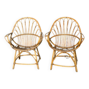 set de 2 fauteuils en