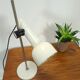 Wit metalen bureaulamp, tafellamp