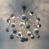Space age sixties design sputnik hanging lamp , 1960’s