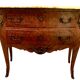 Commode galbée de style Louis XV Dessus Marbre XX siècle