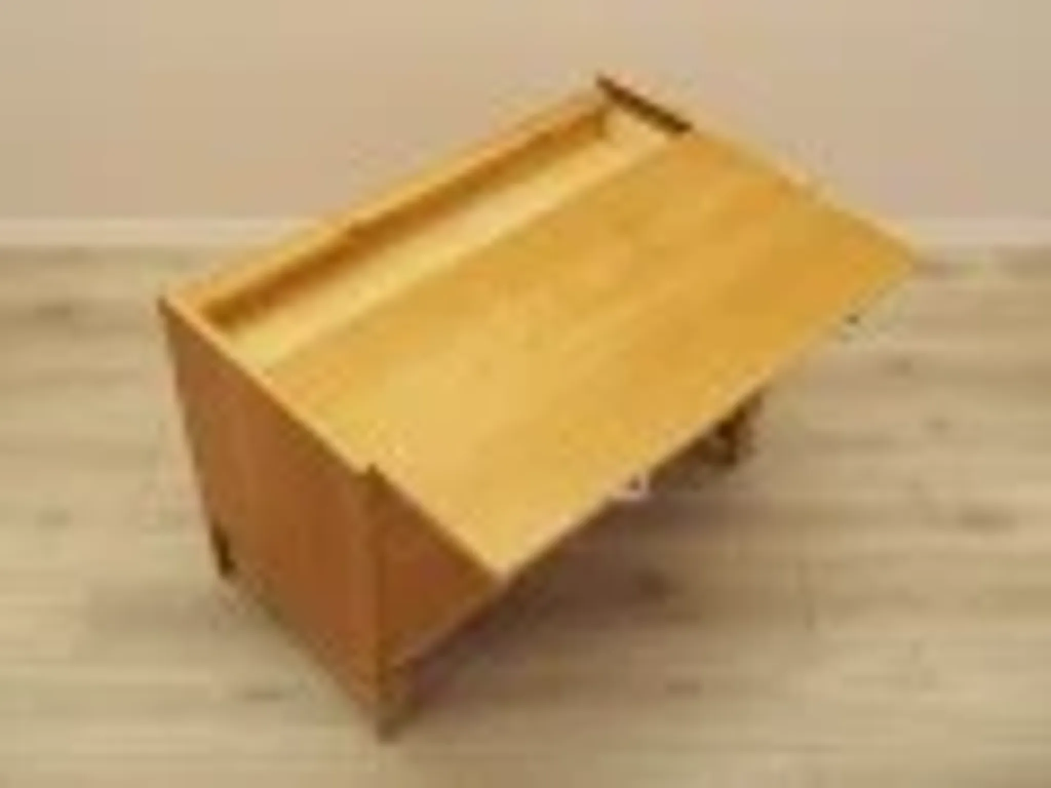 Danish oak and ash veneered chest of drawers with extendable top, 1970s