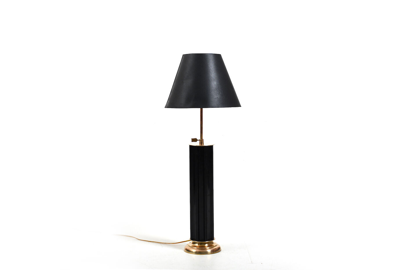 Fine Danish Bakelite and Brass Table Lamp 1930s