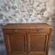 French country buffet, rustic kitchen furniture, wooden buffet, circa 1930–1950.