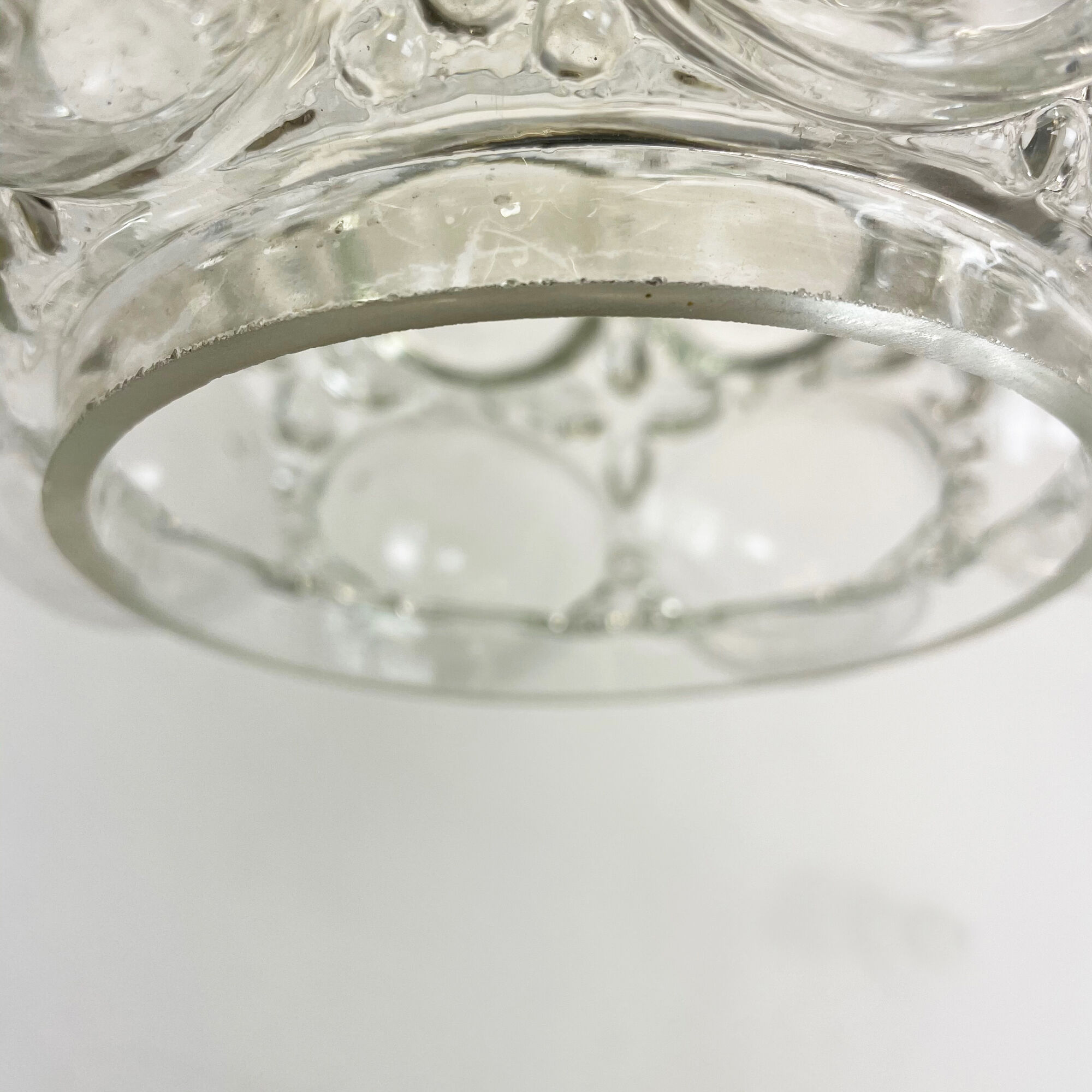 Glass bubble hanging by Helena Tynell for Glashütte Limburg, Germany 1960