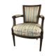 Pair of Louis XVI era convertible armchairs