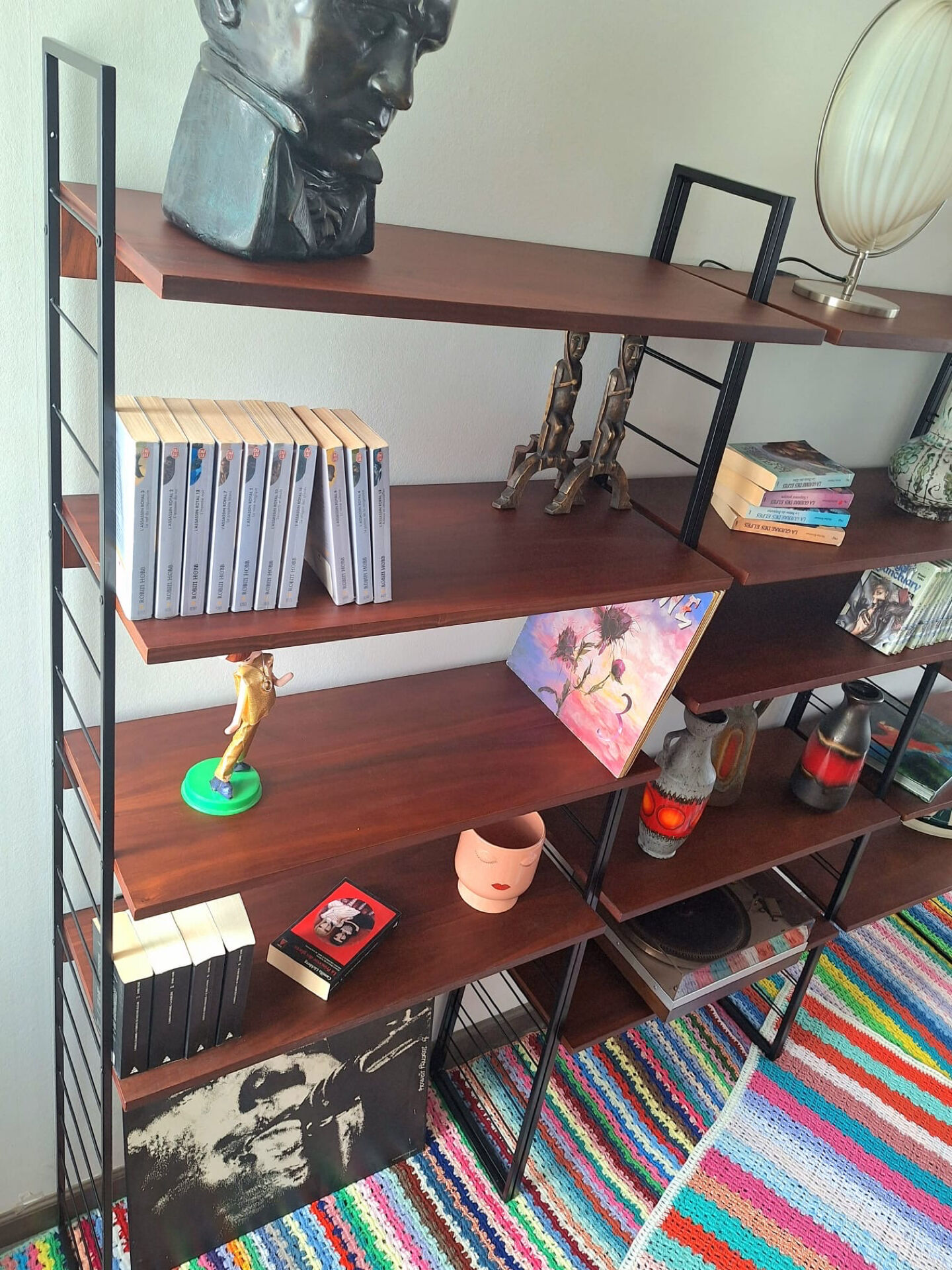 Set of 3 watford bookshelves la redoute interiors, shelving units.