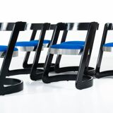 Set of 6 Chairs by Willy Rizzo for Mario Sabot, Italy, 1970s - New Upholstery