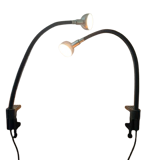 Pair of Valenti articulated lamps, Italy, 1970s