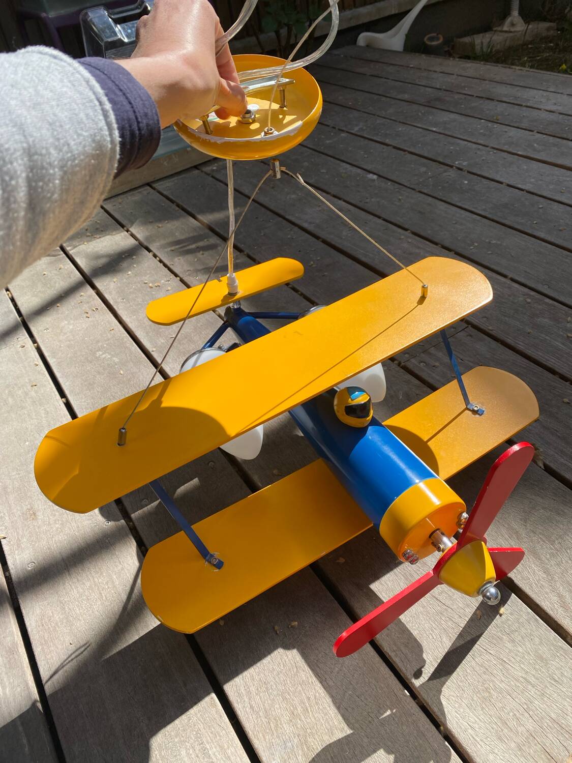 Vintage aviator children's luster