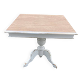 Square wooden table