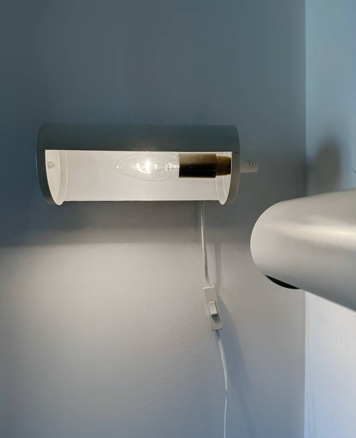 IKEA Lod V413 wall lights from the 1980s.