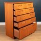 Restored Teak 1960s Retro 2 Over 4 Tall Chest Of Drawers By Meredew