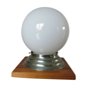 Lampe opaline blanche,