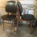 Paire de chaises Pegase par Baumann 1960