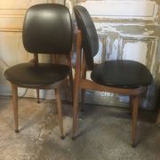 Paire de chaises Pegase par Baumann 1960