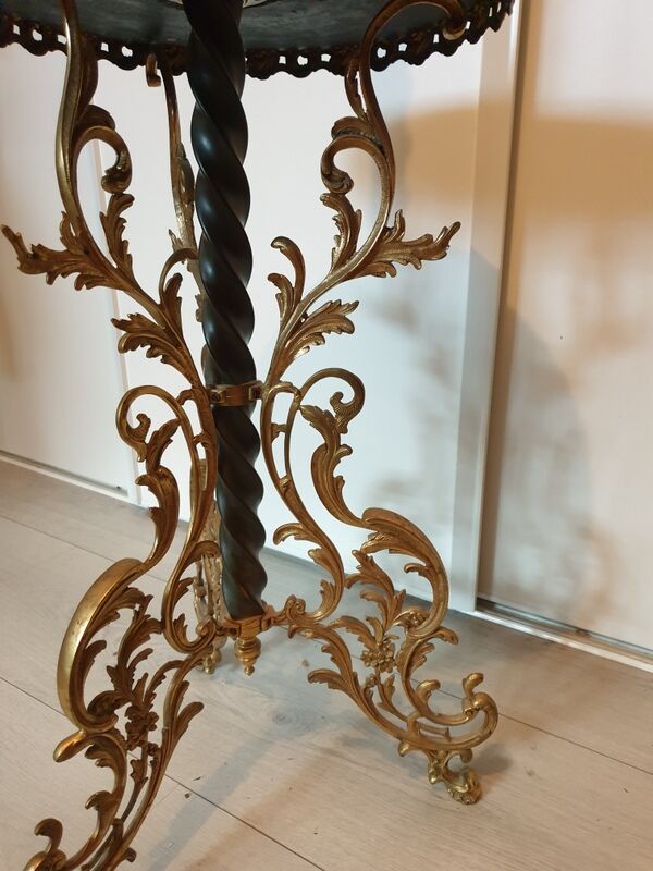 Bronze and onyx lamppost Napoleon III